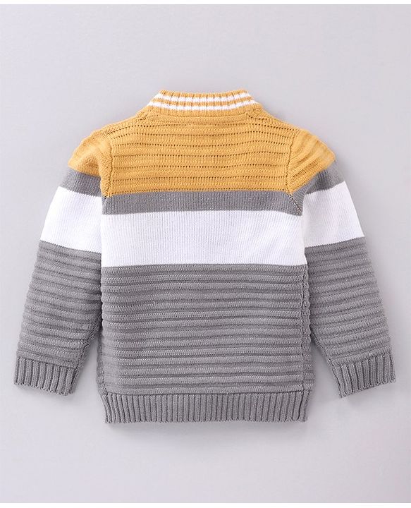 Babyhug Boy Full Sleeves Solid Sweaters