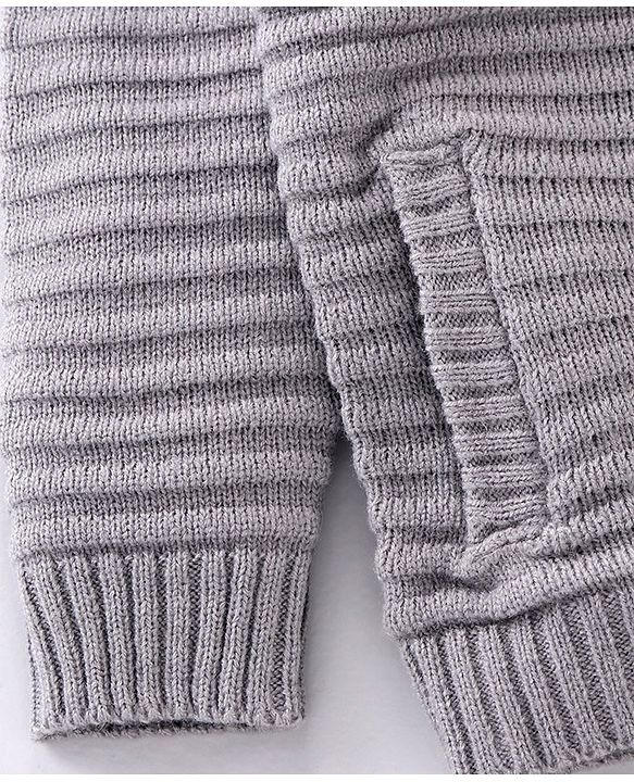 Babyhug Boy Full Sleeves Solid Sweaters