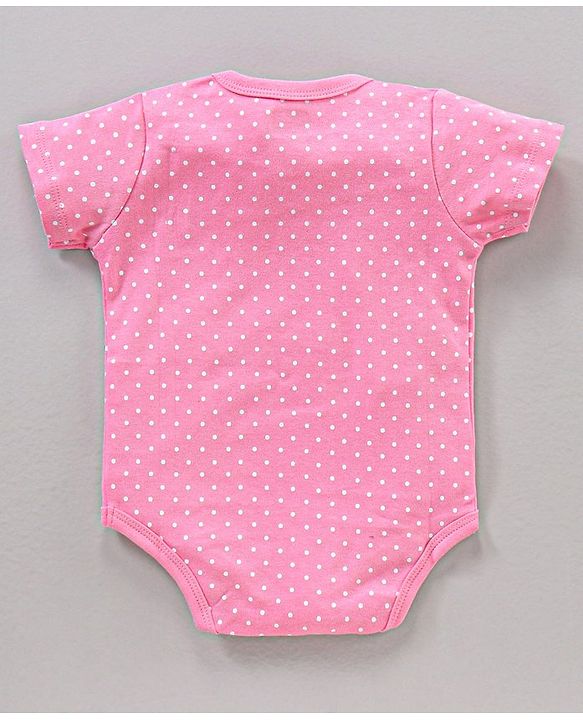 Babyhug 100% Cotton Half Sleeves Onesie Multi Print Pack of 3 - Multicolour