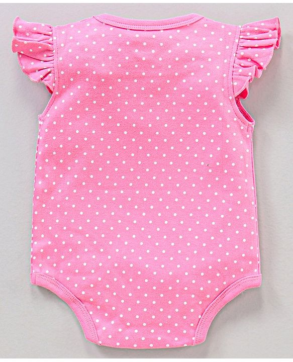 Babyhug 100% Cotton Frill Sleeves Onesie Multi Print Pack of 3 - Multicolour