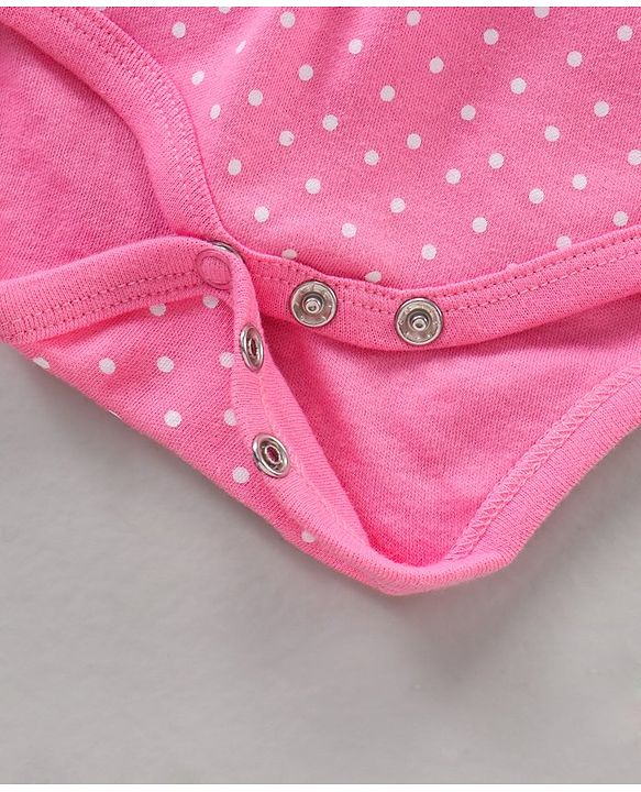 Babyhug 100% Cotton Frill Sleeves Onesie Multi Print Pack of 3 - Multicolour