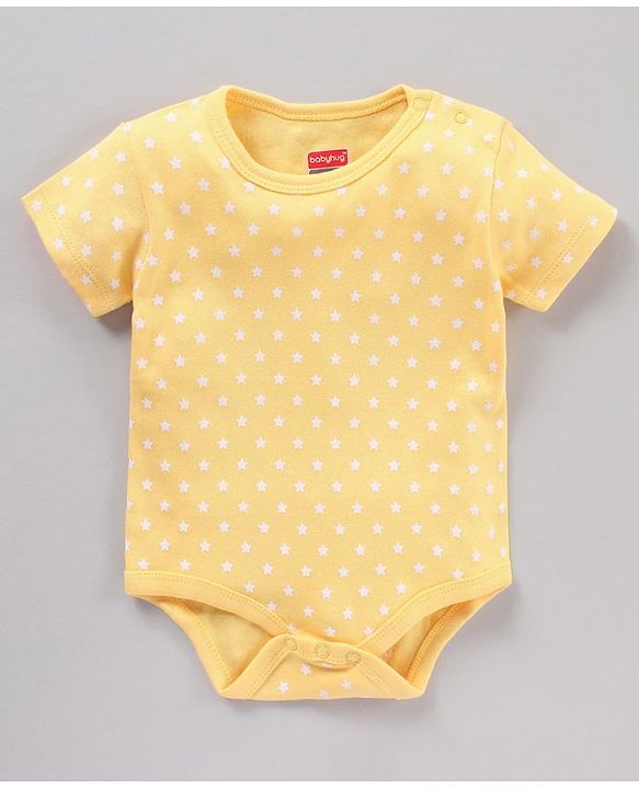 Babyhug 100% Cotton Half Sleeve Onesies Airplane Print Pack of 3 - Multicolor