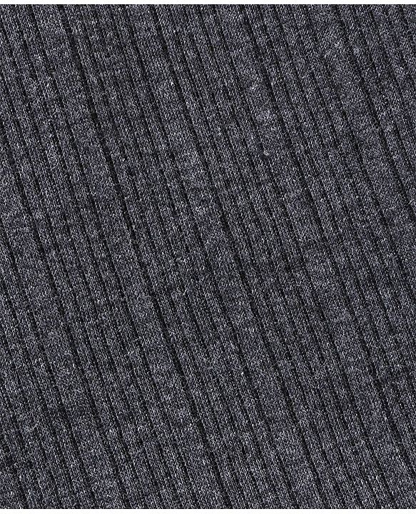 Babyhug Cotton Mix Full Sleeves Solid Thermal Vest - Dark Grey