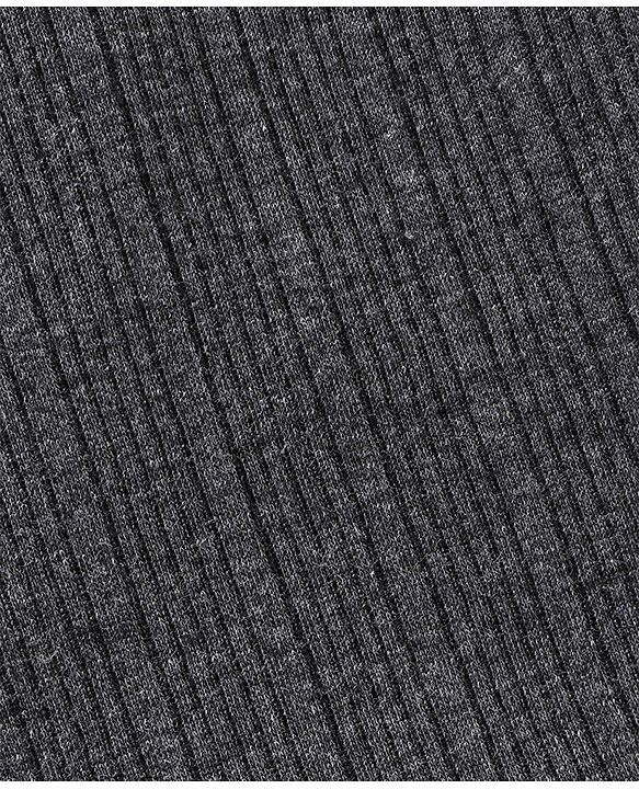 Babyhug Cotton Mix Full Sleeves Solid Thermal Vest - Dark Grey