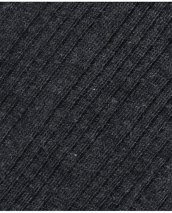 Babyhug Cotton Full Length Thermal Pants Solid - Dark Grey