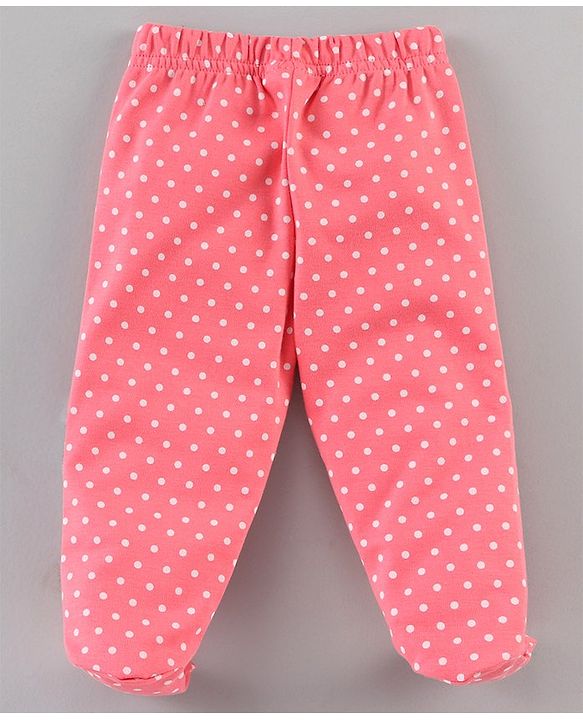 Babyhug Cotton Bootie Leggings Multi Printed Pack of 3 - Multicolour