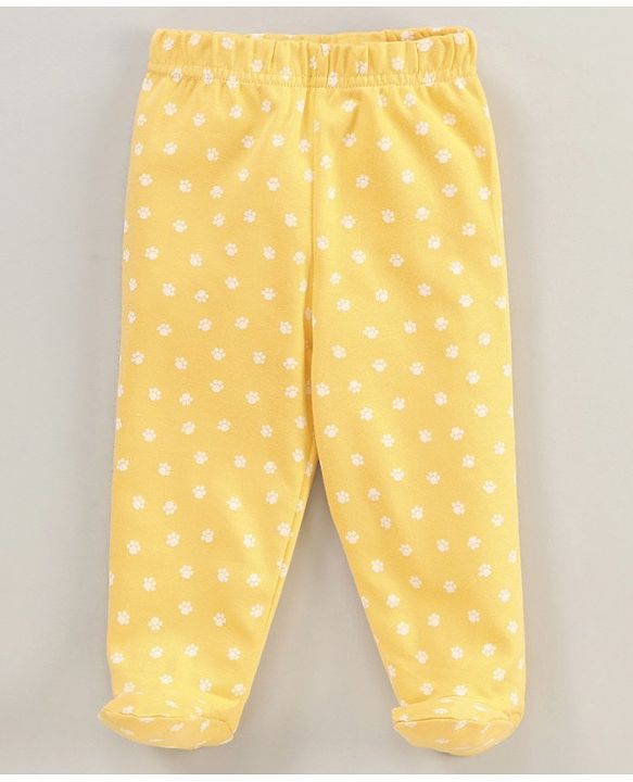 Babyhug Cotton Striped Bootie Leggings Lion Face Print Pack Of 3 - Multicolor