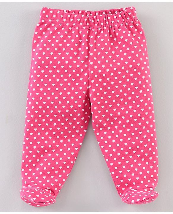 Babyhug Footed Stripes & Printed Bootie Leggings Pack of 3 - Multicolor