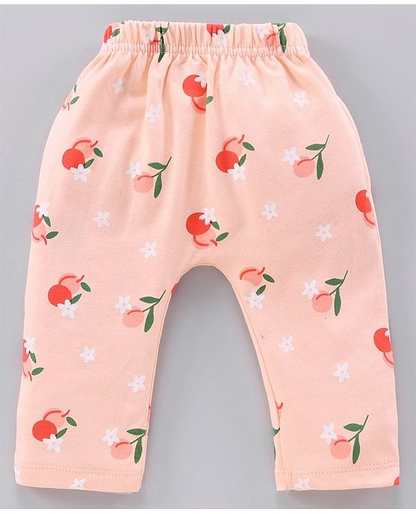 Babyhug Full Length Striped Diaper Pants Multiprint Pack of 3 - Multicolor