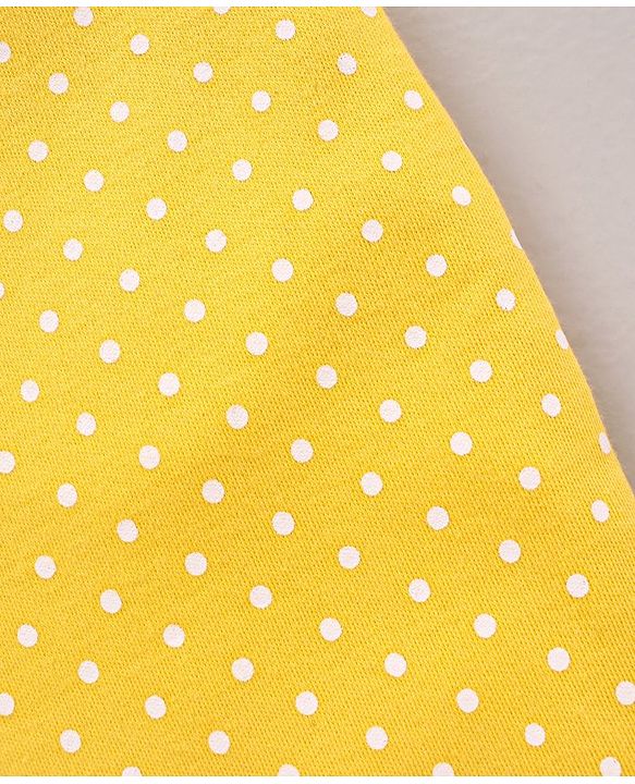 Babyhug Cotton Knit Full Length  Diaper Leggings Solid and Floral Printed Pack of 3 - Pink Yellow White