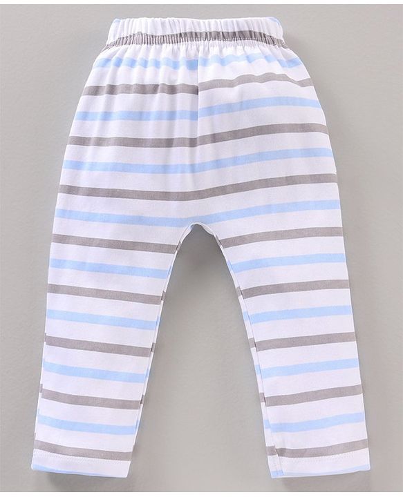 Babyhug Diaper Leggings Striped & Soccer Ball Print Pack Of 3 - Multicolor