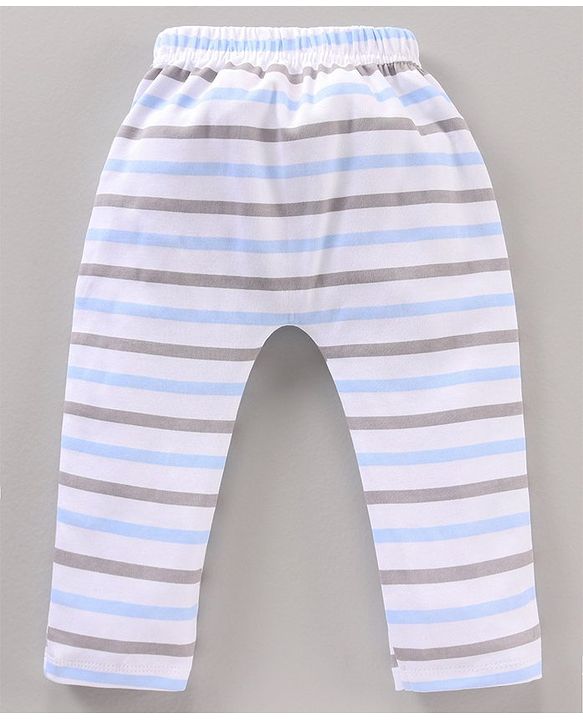 Babyhug Diaper Leggings Striped & Soccer Ball Print Pack Of 3 - Multicolor