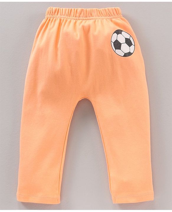 Babyhug Diaper Leggings Striped & Soccer Ball Print Pack Of 3 - Multicolor