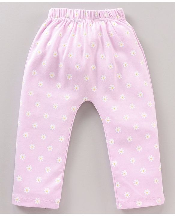 Babyhug Full Length Diaper Leggings Dino & Floral Print Pack of 3 - Multicolor