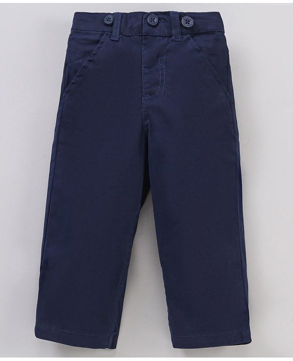 Babyhug Full Sleeves Cotton Woven to Woven Checkered Shirt & Trouser With Suspender - Blue