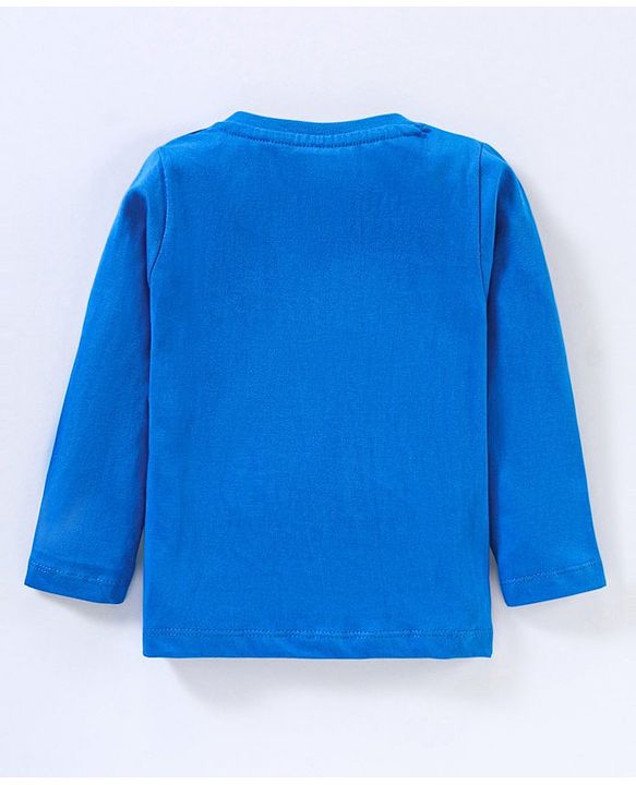 Babyhug Cotton Jersey Knit Full Sleeves T-Shirt Panda Printed Pack of 3 - Blue Green Yellow