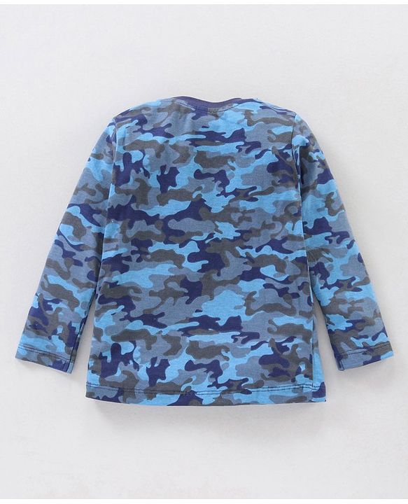 Babyhug Full Sleeves T-Shirts Multiprint Pack of 3 - Multicolor