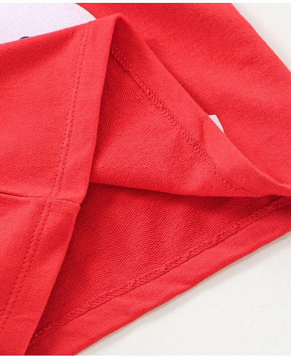 Babyhug Cotton Full Sleeves Winterwear T-Shirt with Bear Applique & Tipping at Cuff- Red