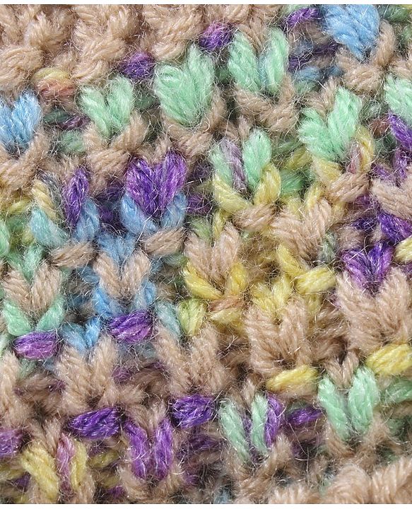 Babyhug Knitted Beanie Cap Solid Dyed - Multicolour
