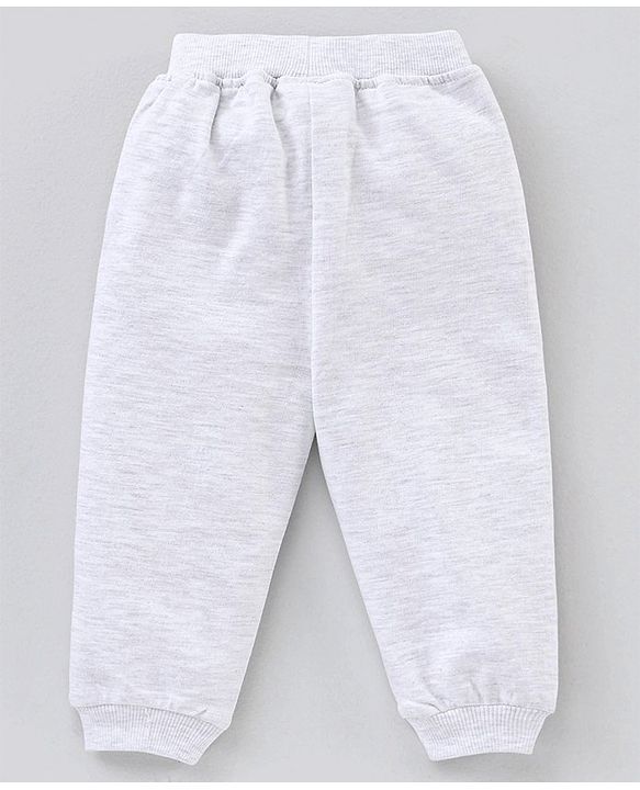 Babyhug Cotton Full Sleeves Hooded T-Shirt & Lounge Pants Penguin Patch- Red White