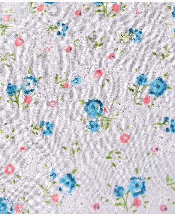 Babyhug 100 % Cotton Sleeveless Jhablas Floral Print Pack of 3 - Multicolor