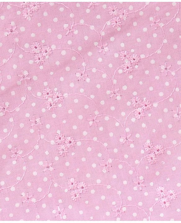 Babyhug 100% Cotton Sleeveless Tie Knot Jhablas Dots Print Pack of 3 - Pink Blue Yellow