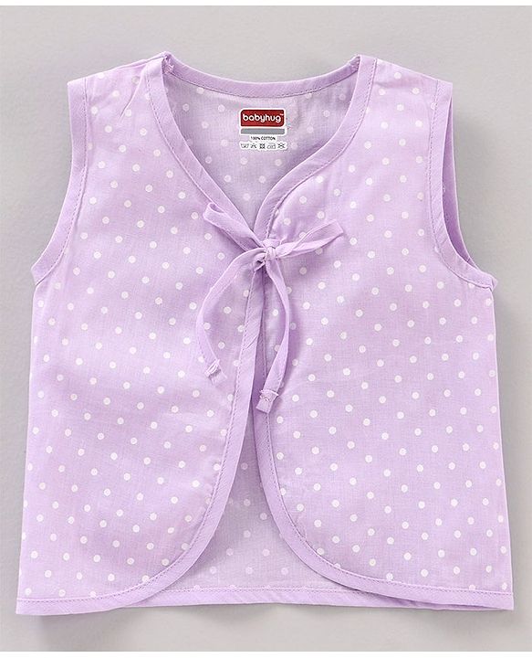 Babyhug 100% Cotton Jhabla Mutiprint Pack of 5 Polka Dots Print - Multicolour
