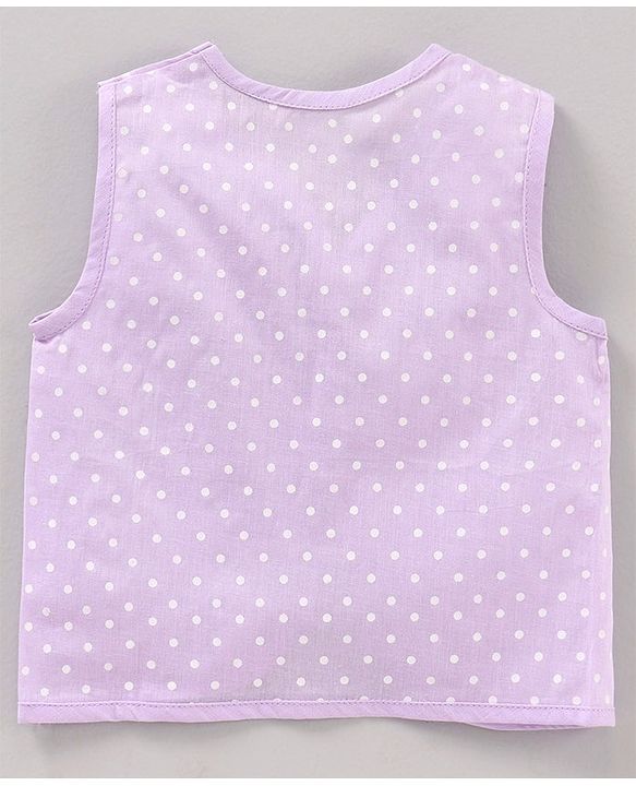 Babyhug 100% Cotton Jhabla Mutiprint Pack of 5 Polka Dots Print - Multicolour