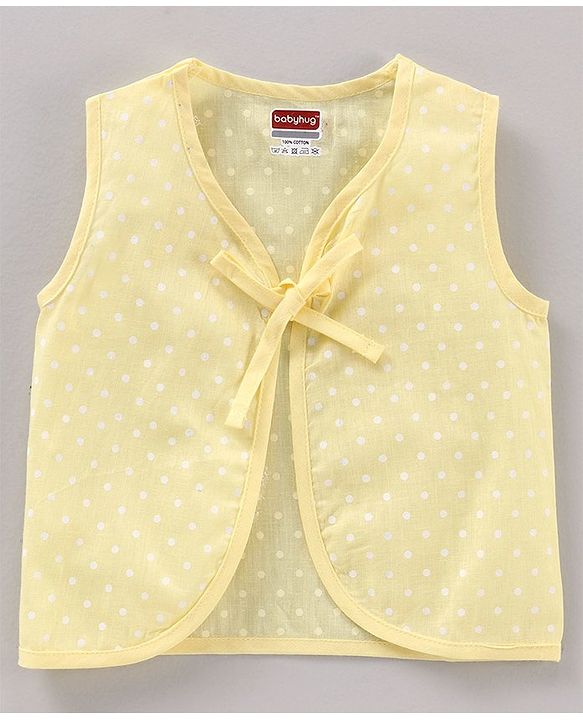 Babyhug 100% Cotton Jhabla Mutiprint Pack of 5 Polka Dots Print - Multicolour