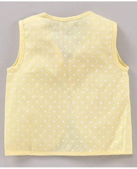 Babyhug 100% Cotton Jhabla Mutiprint Pack of 5 Polka Dots Print - Multicolour