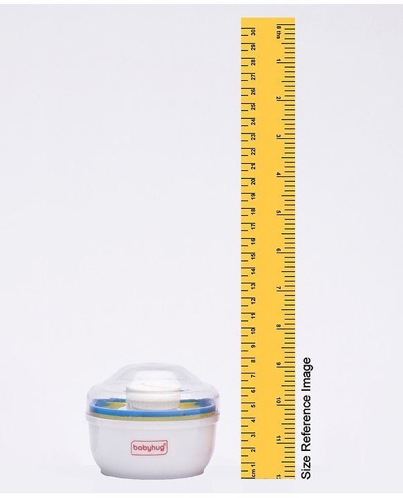 Babyhug Soft Powder Puff with Built-In Storage Case  White & Pink | Gentle | Safe | Hygienic | Soft Cotton