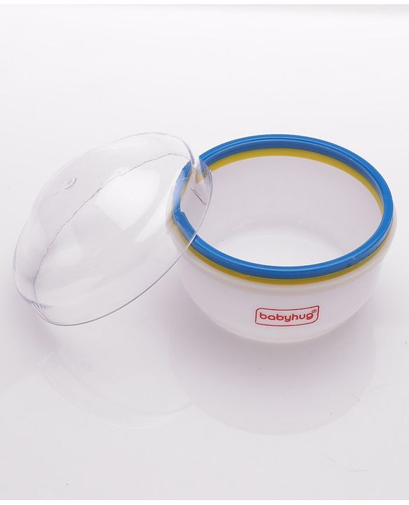 Babyhug Soft Powder Puff with Built-In Storage Case  White & Pink | Gentle | Safe | Hygienic | Soft Cotton