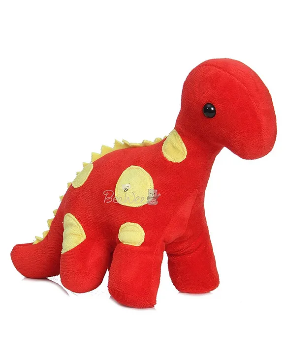 Red stuffed online dinosaur