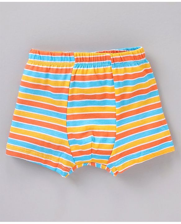 Babyhug 100% Cotton Briefs Stripes & Tiger Print Pack of 3- Multicolor