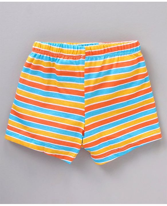 Babyhug 100% Cotton Briefs Stripes & Tiger Print Pack of 3- Multicolor