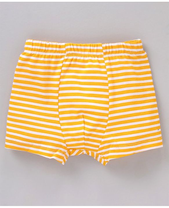 Babyhug 100% Cotton Briefs Stripes & Tiger Print Pack of 3- Multicolor