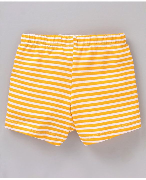 Babyhug 100% Cotton Briefs Stripes & Tiger Print Pack of 3- Multicolor