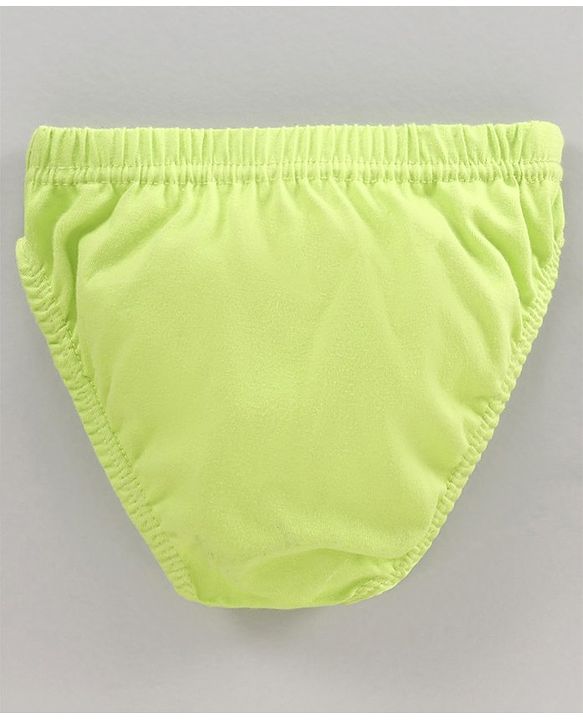 Babyhug Cotton Knit Printed Antibacterial Briefs Pack Of 3 - Multicolour