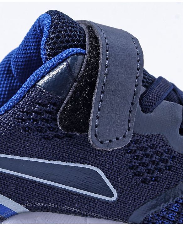 Cute Walk by Babyhug Sneakers With Velcro Closure Solid - Dark Blue