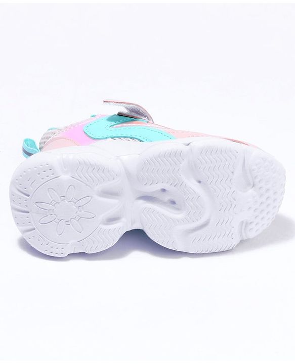 Cute Walk by Babyhug Velcro Closure Sport Shoes- Pink