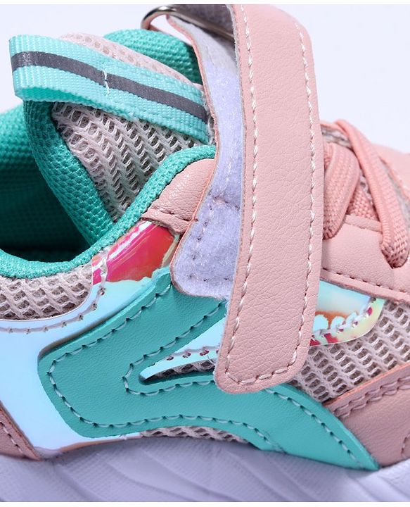 Cute Walk by Babyhug Velcro Closure Sport Shoes- Pink