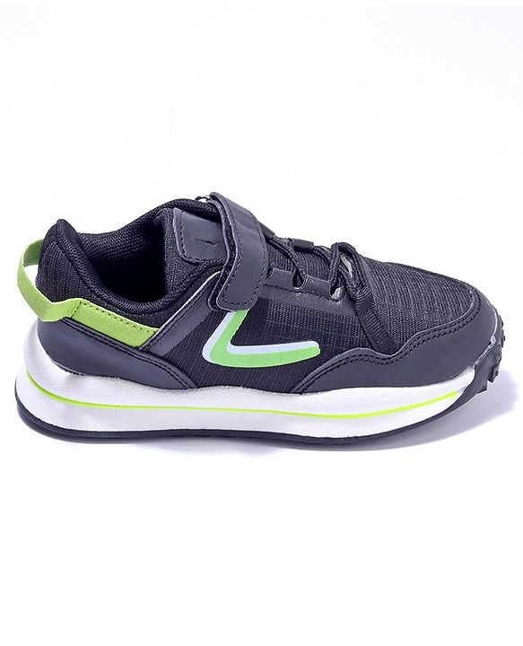 Cute Walk by Babyhug Sneaker Shoes With Velcro Closure - Black