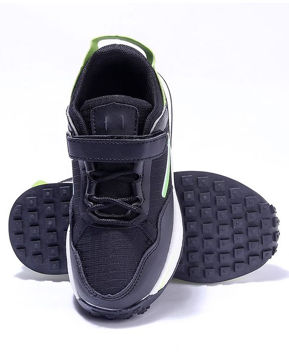 Cute Walk by Babyhug Sneaker Shoes With Velcro Closure - Black
