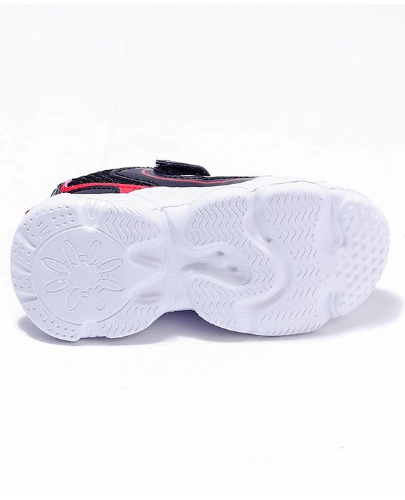Cute Walk by Babyhug Velcro Closure Sneakers - Black