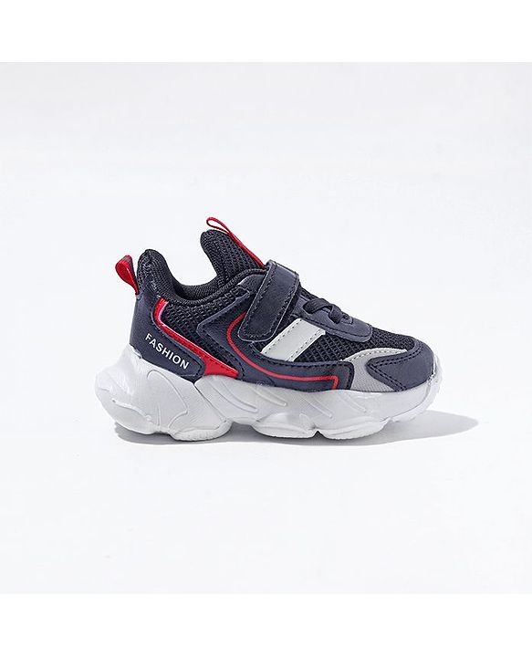 Cute Walk by Babyhug Velcro Closure Sneakers - Navy Blue