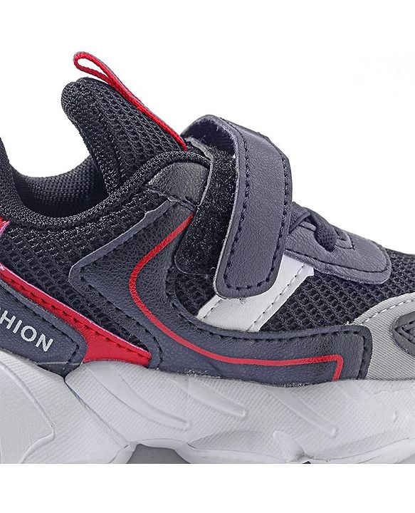 Cute Walk by Babyhug Velcro Closure Sneakers - Navy Blue