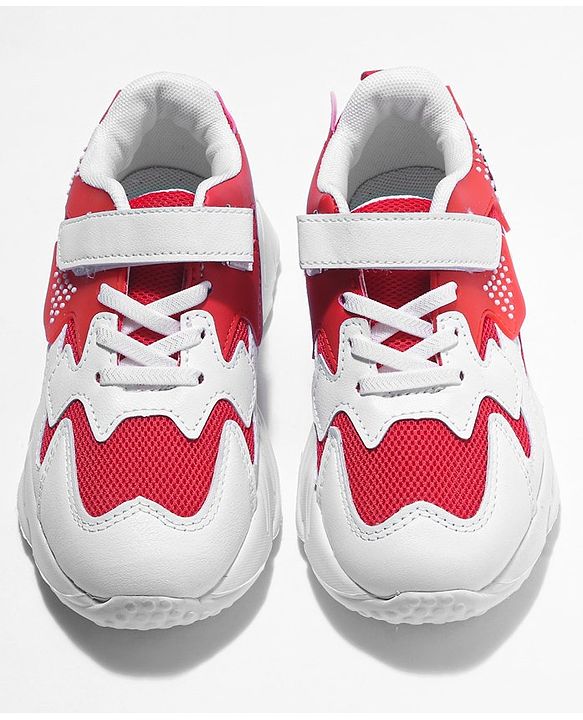 Cute Walk by Babyhug Velcro Closure Sport Shoes- Red