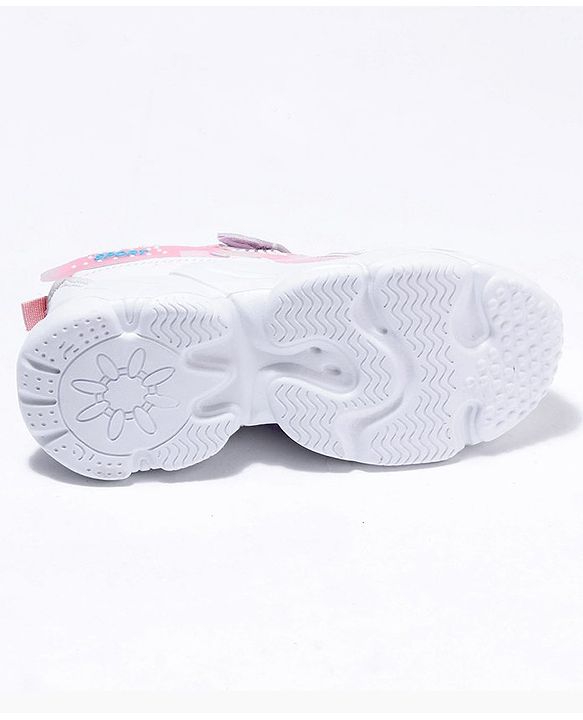 Cute Walk by Babyhug Velcro Closure Sport Shoes- Pink