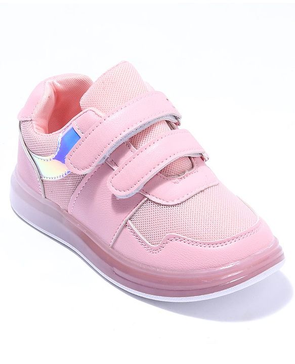 Cute Walk by Babyhug Velcro Closure Sneakers- Pink