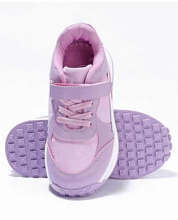 Cute Walk by Babyhug Sports Shoes With Velcro Closure - Purple